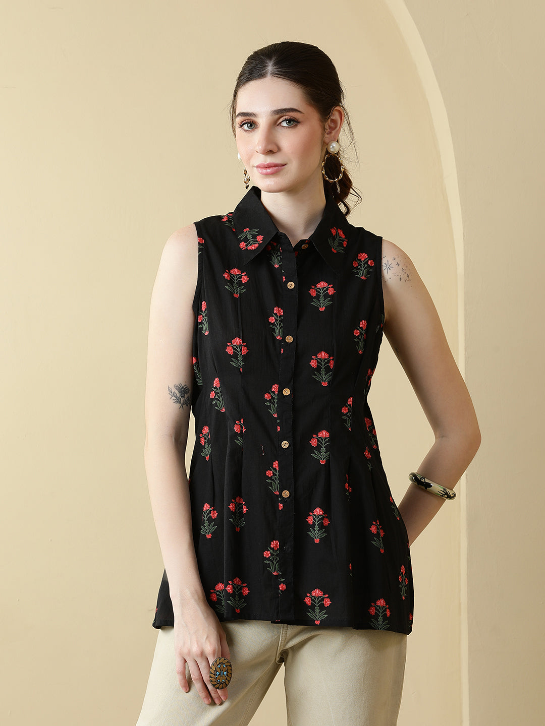 Printed Cotton Tops