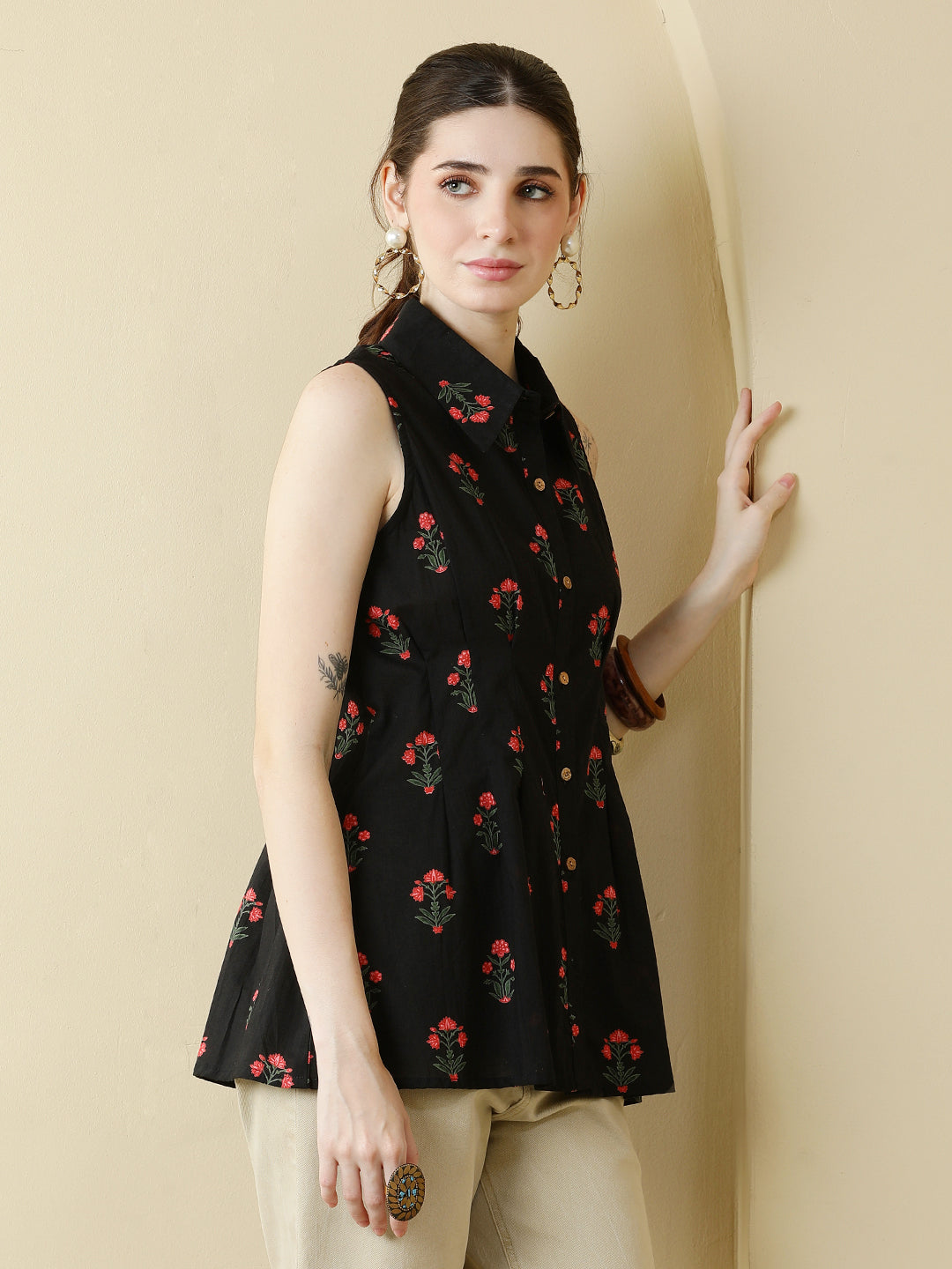 Printed Cotton Tops