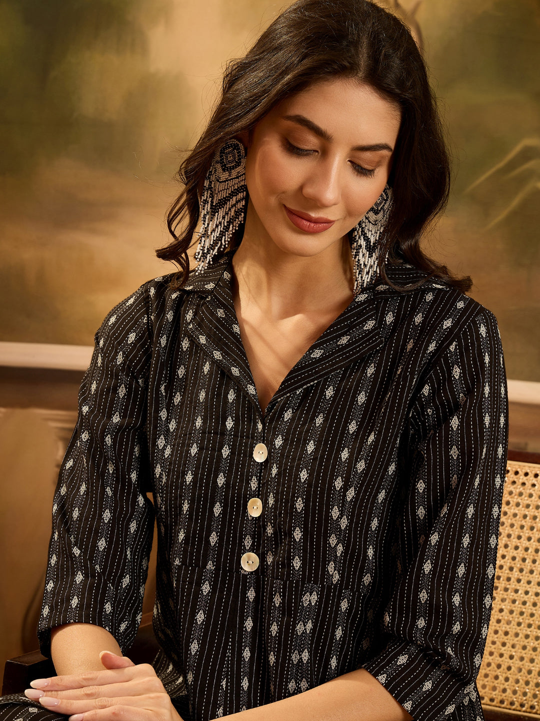 Woven Design Cotton Co-Ord set