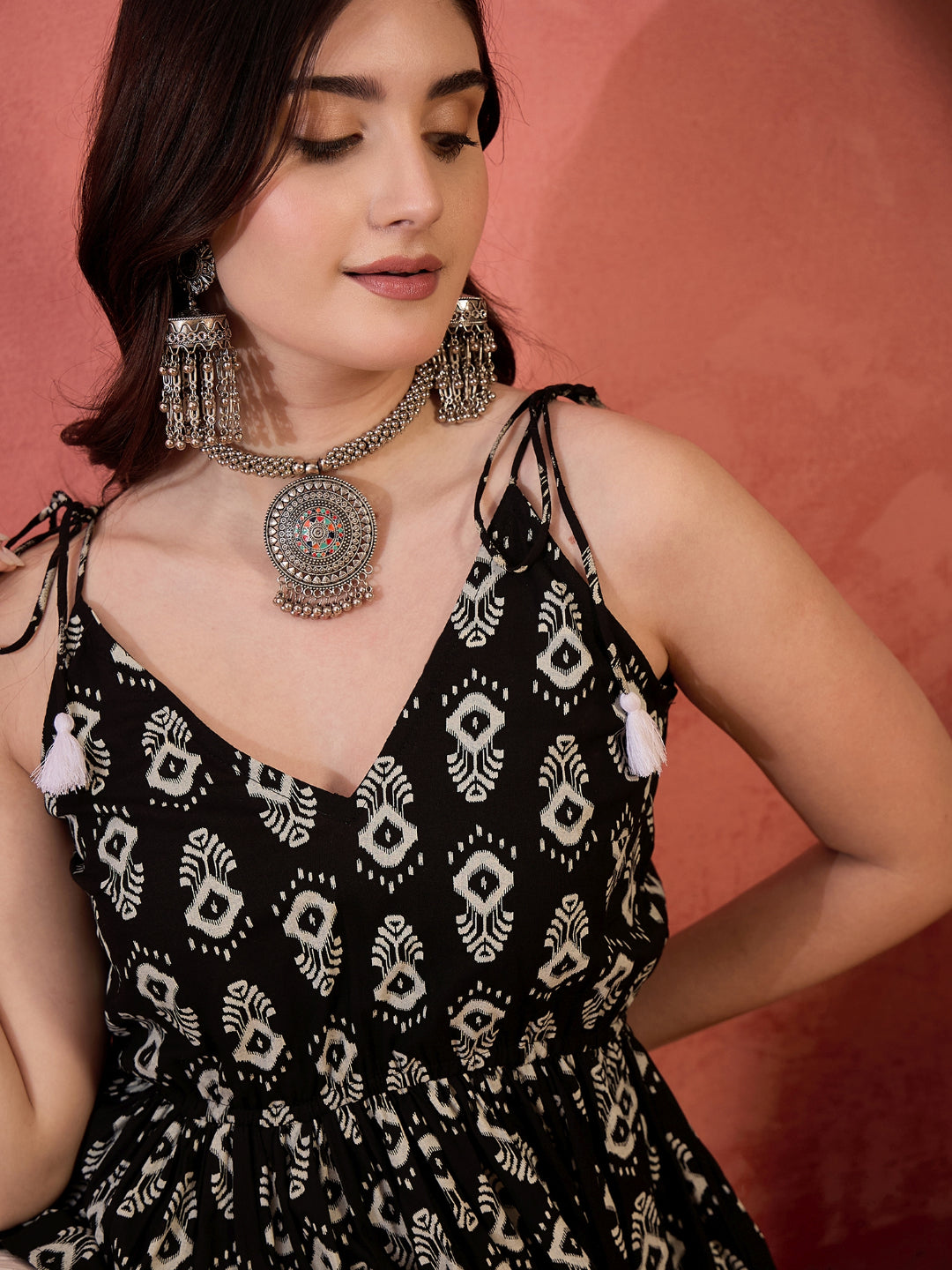 Ethnic Printed Rayon Co-Ord Set