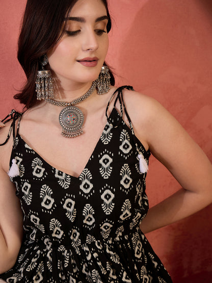 Ethnic Printed Rayon Co-Ord Set