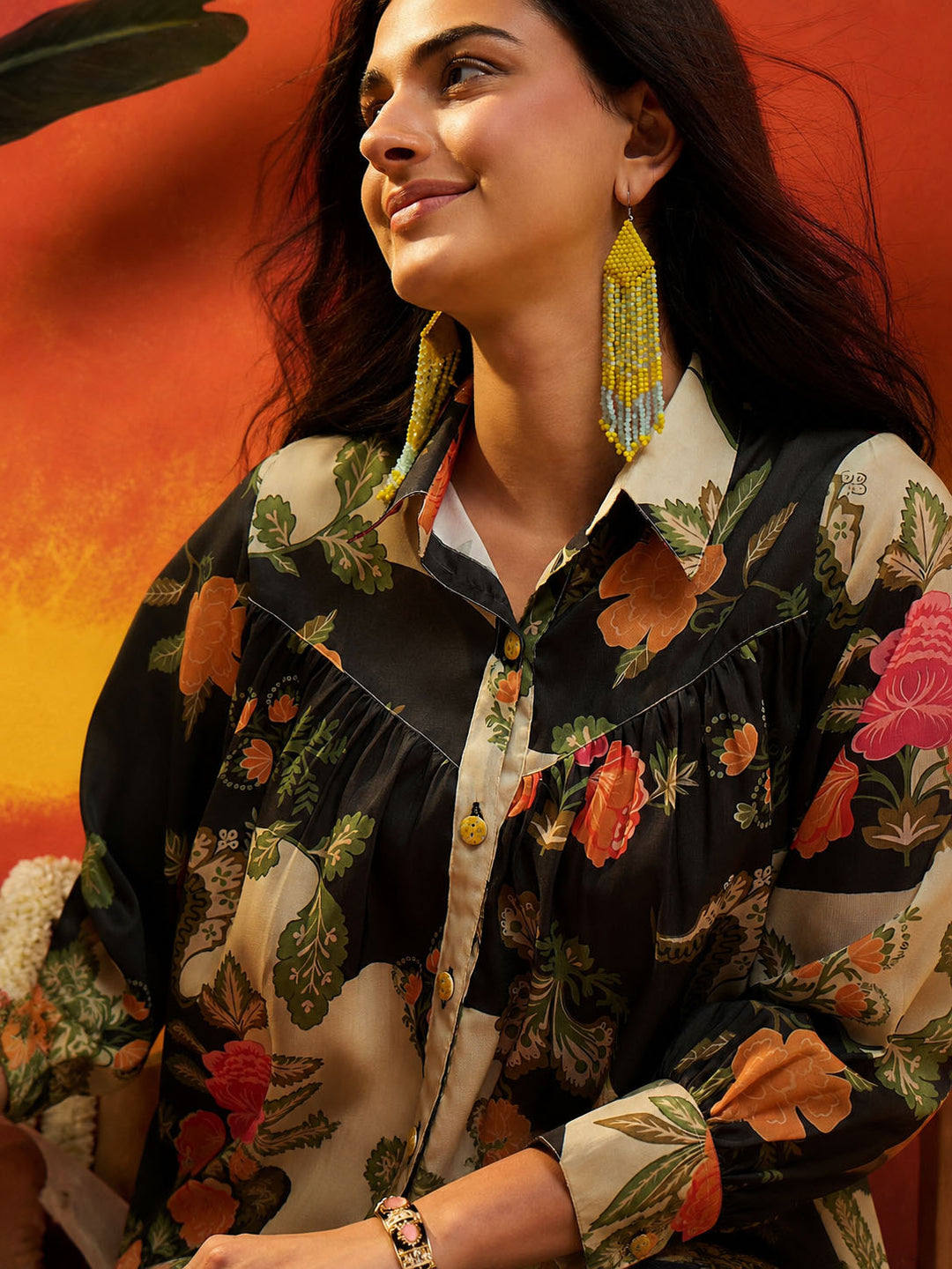 Floral Printed Rayon Co-Ord Set