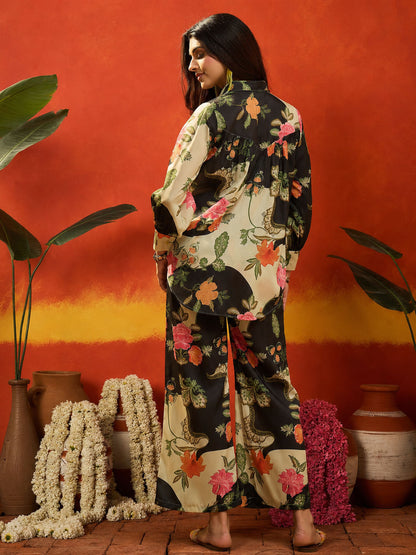 Floral Printed Rayon Co-Ord Set