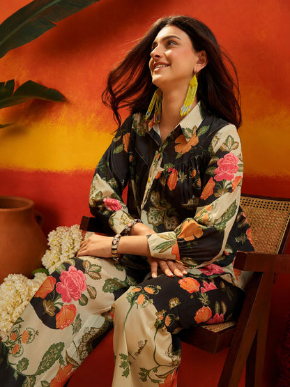 Floral Printed Rayon Co-Ord Set