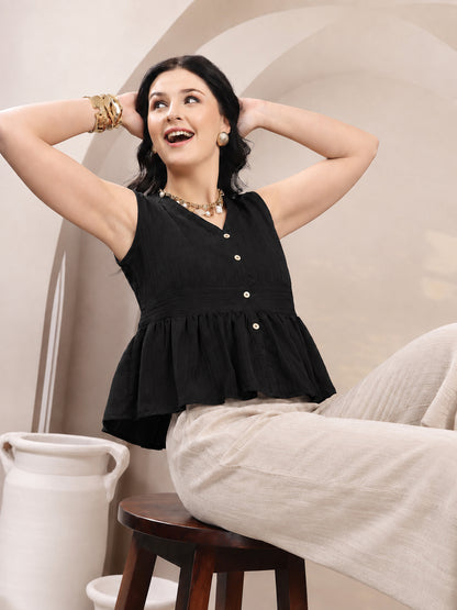 Solid Crepe Co-Ord Set