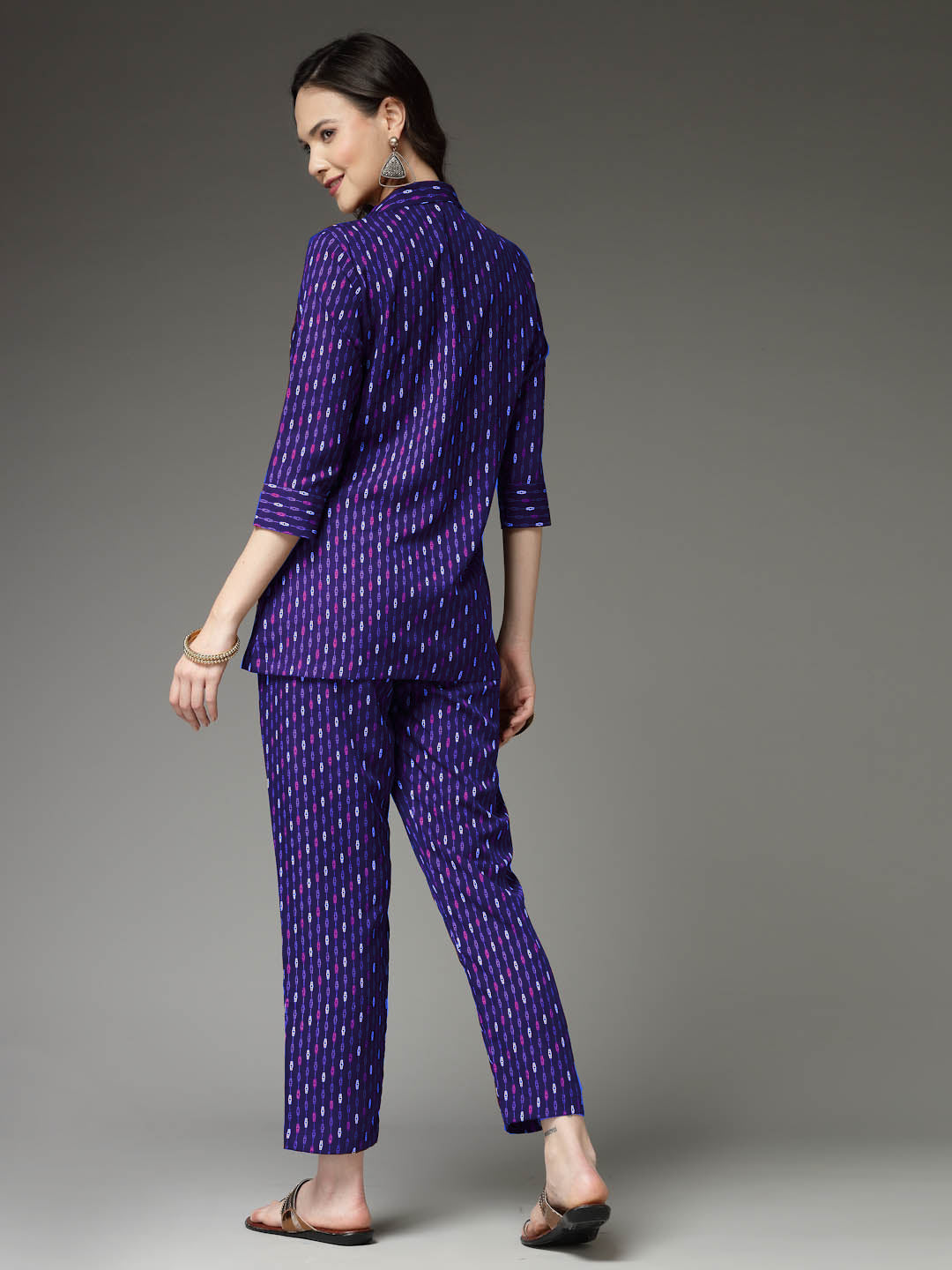 Printed Poly Crepe Co-Ord Set (Pre-Order)