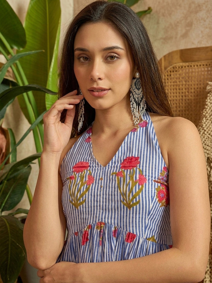 Floral Printed Cotton Co-Ord Set