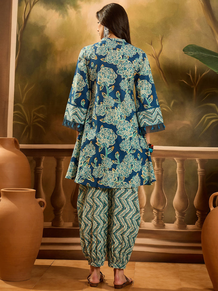 Floral Printed Cotton Co-Ord Set
