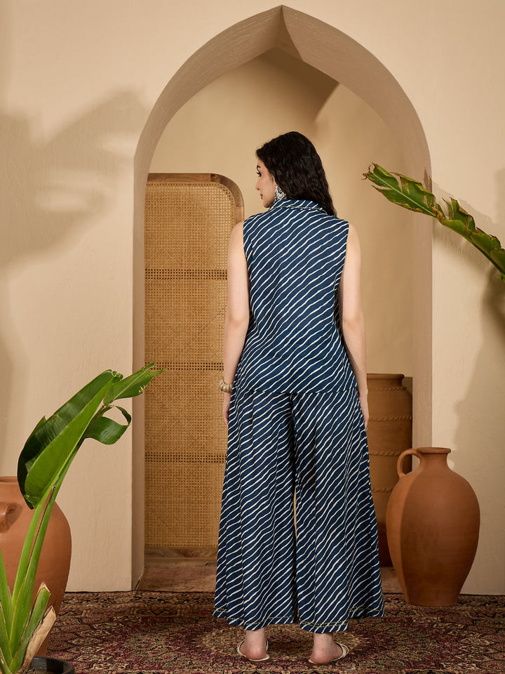Leheriya Printed Cotton Co-Ord Set