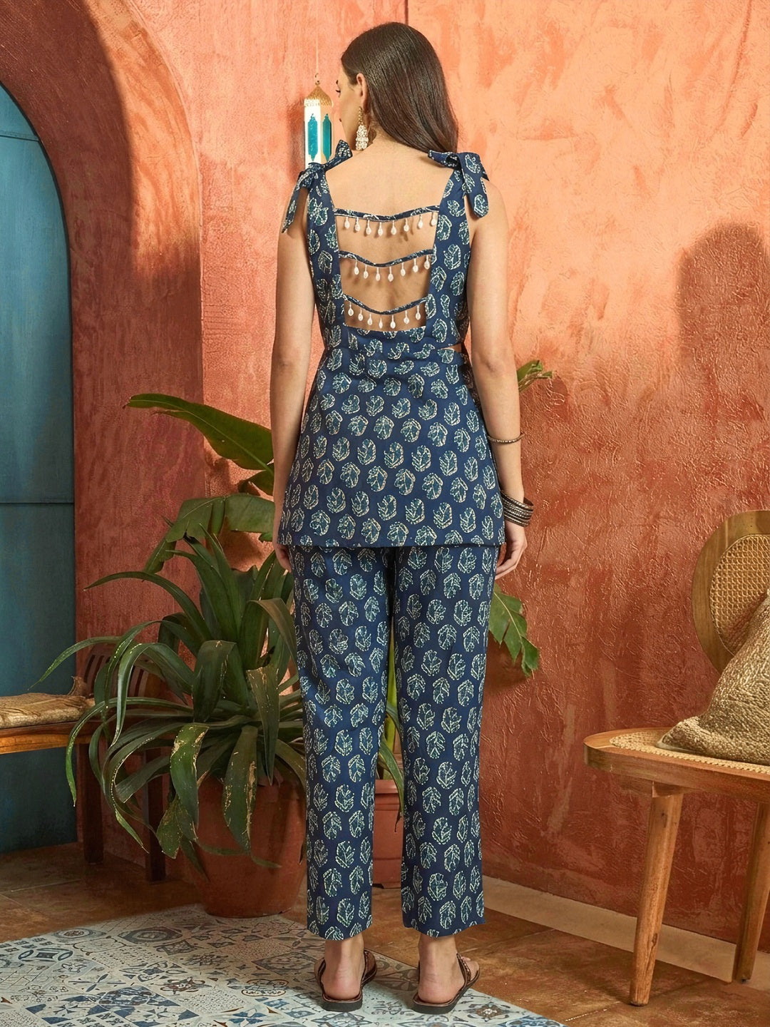 Floral Printed Cotton Co-Ord Set