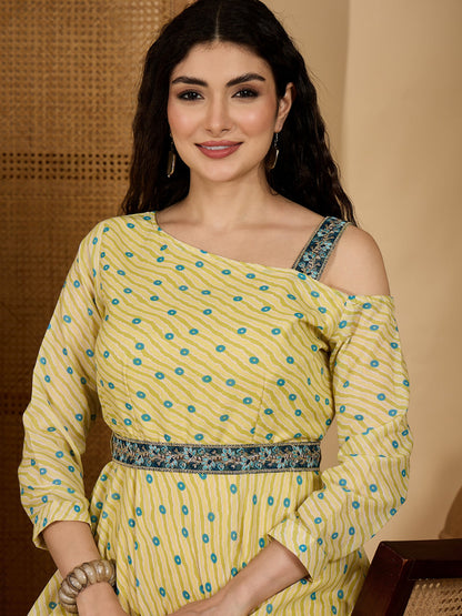 Bandhej Printed Cotton Co-Ord Set