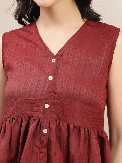 Solid Crepe Co-Ords Set