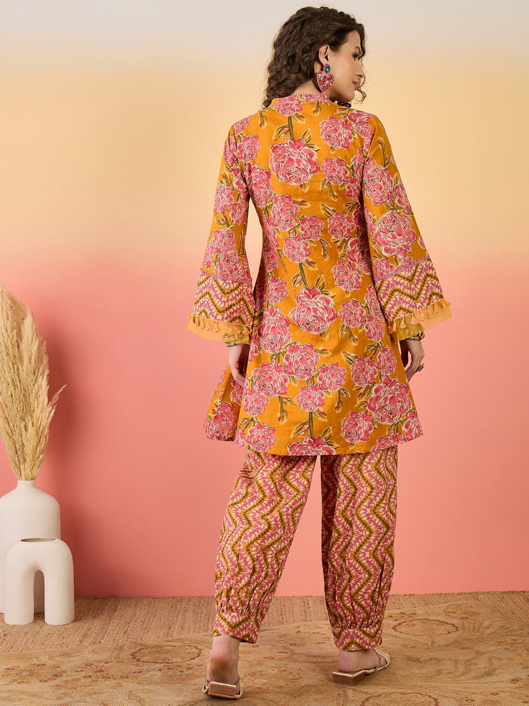 Floral Printed Cotton Co-Ord Set