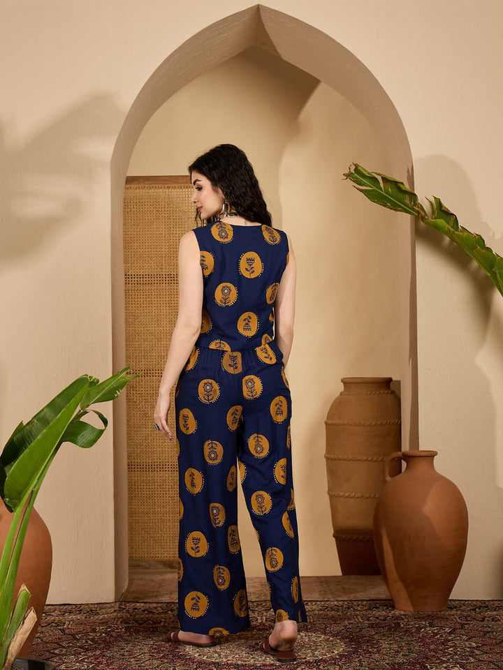 Botanical Printed Cotton Flex Co-Ord Set