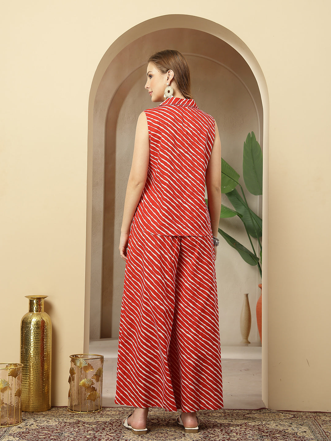 Leheriya Printed Cotton Co-Ord Set