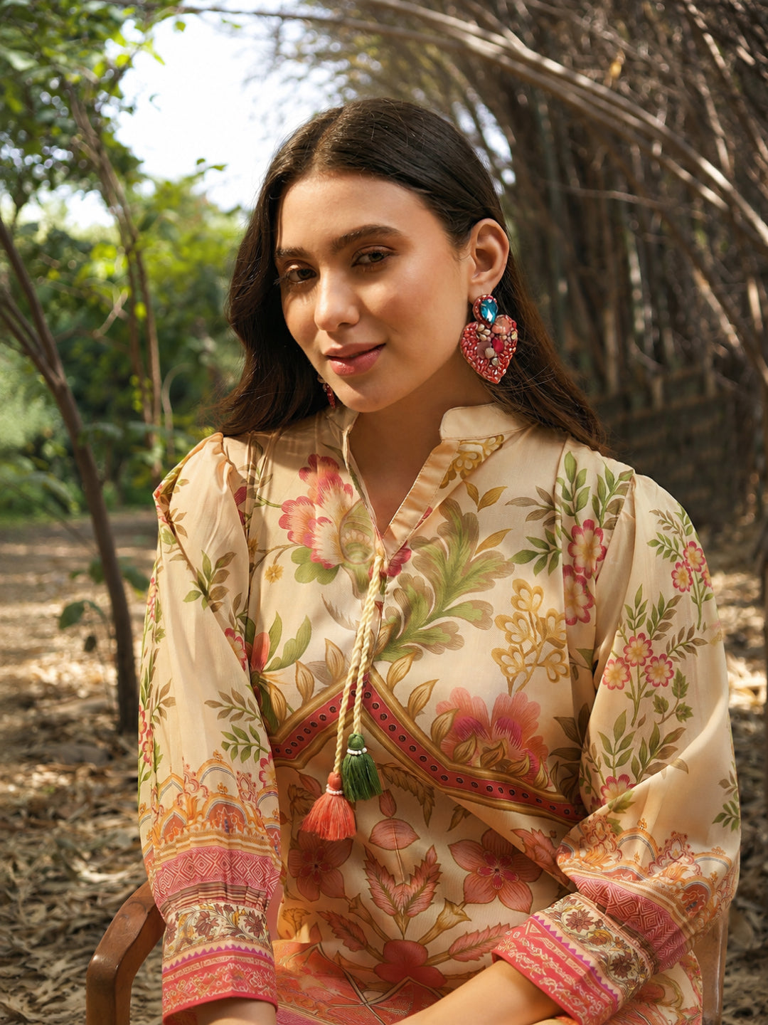 Floral Printed Rayon C-Ord Set