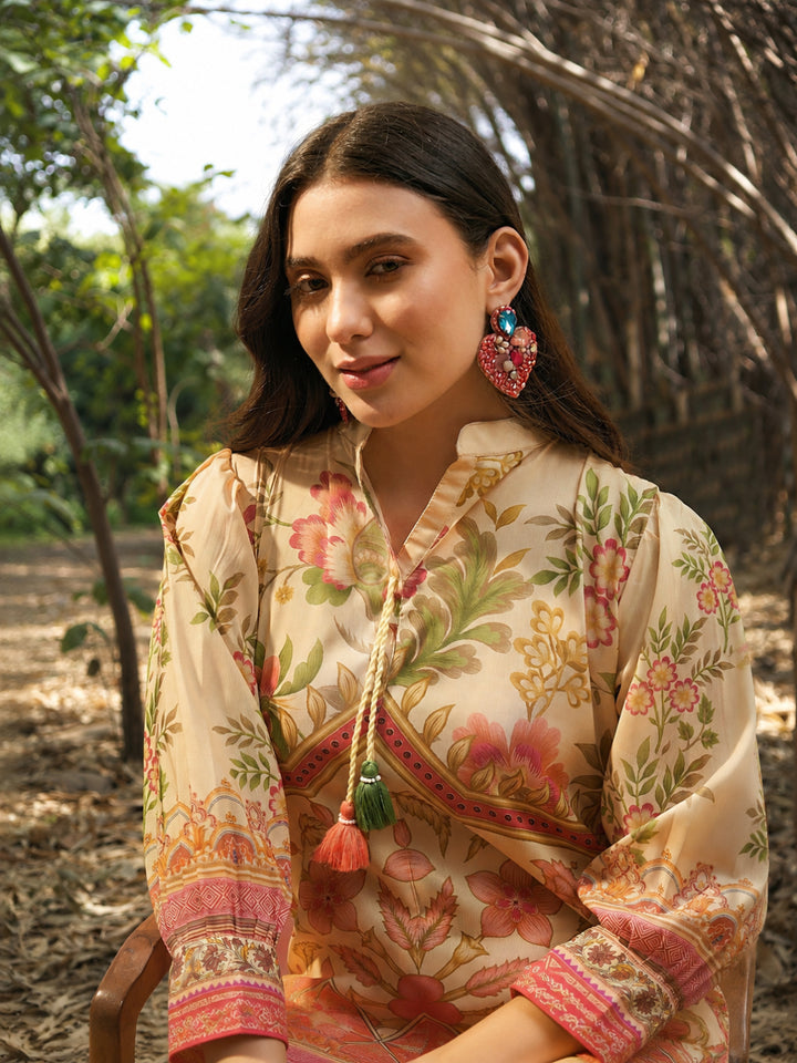 Floral Printed Rayon C-Ord Set