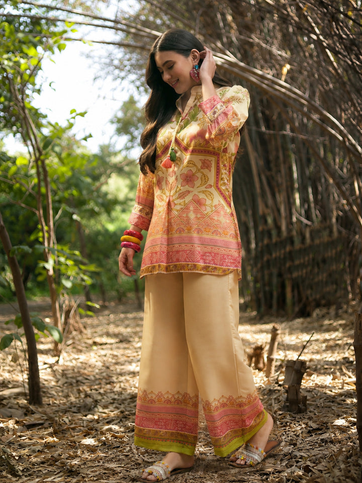Floral Printed Rayon C-Ord Set