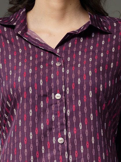 Printed Poly Crepe Co-Ord Set (Pre-Order)