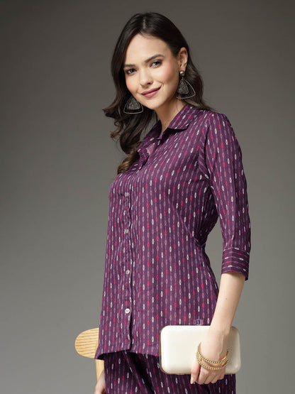 Printed Poly Crepe Co-Ord Set (Pre-Order)