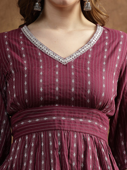 Woven Design Cotton Co-Ord Set