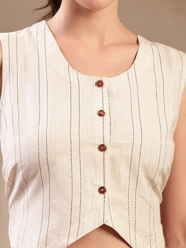 Self Design Cotton Co-Ord Set