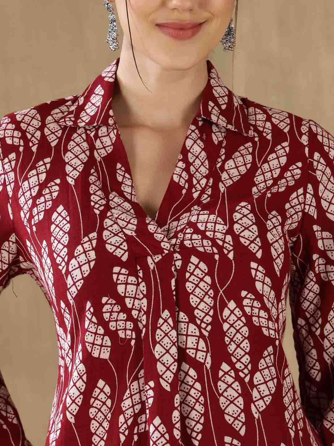 Straight Pure Cotton Printed Kurta Set