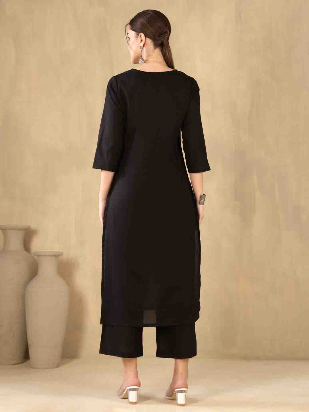 Straight Pure Cotton Printed Kurta Set