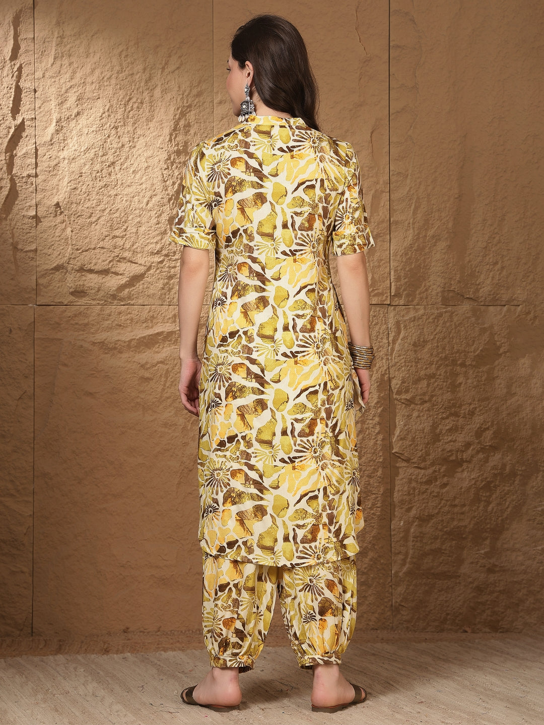 Straight Viscose Rayon Printed Kurta Set