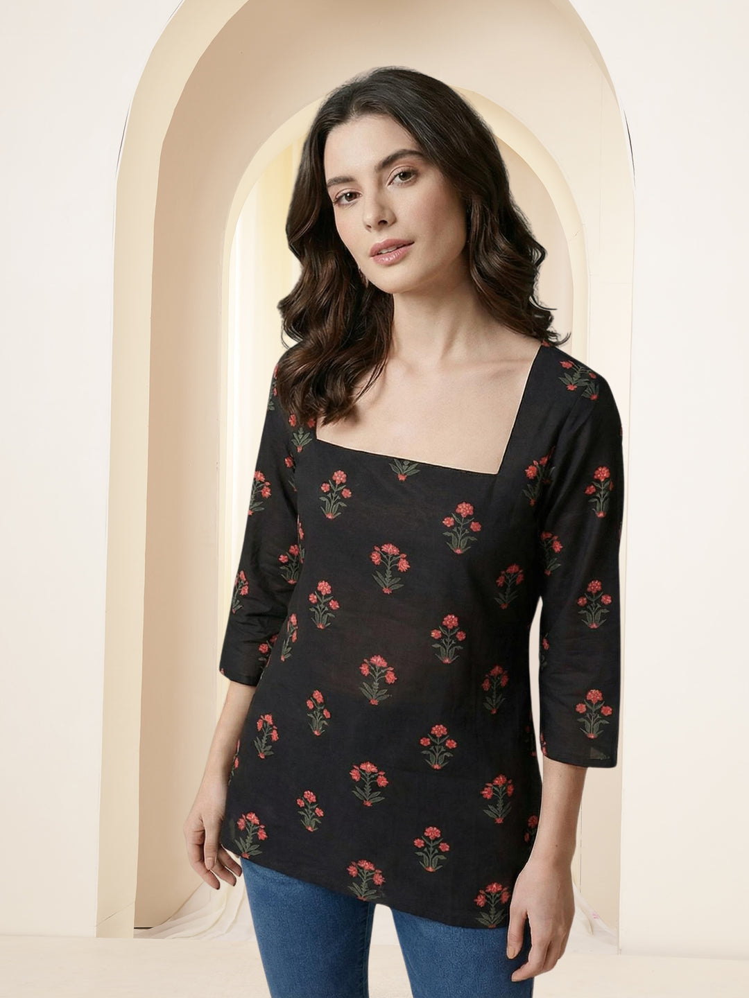 Cotton Printed Top