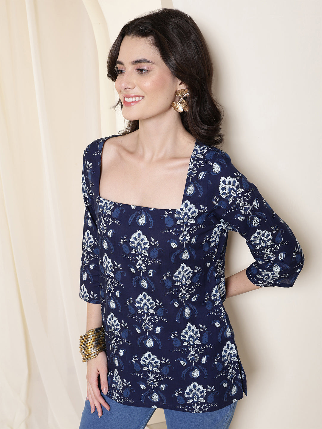 Cotton Printed Top