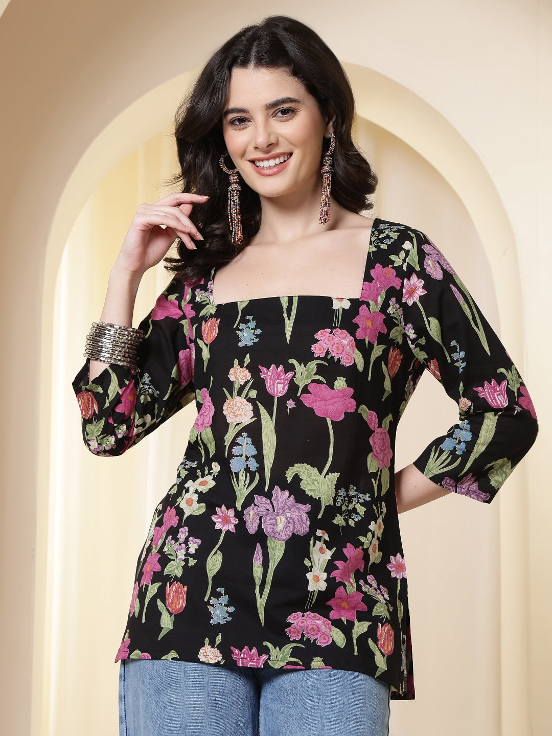 Cotton Printed Top