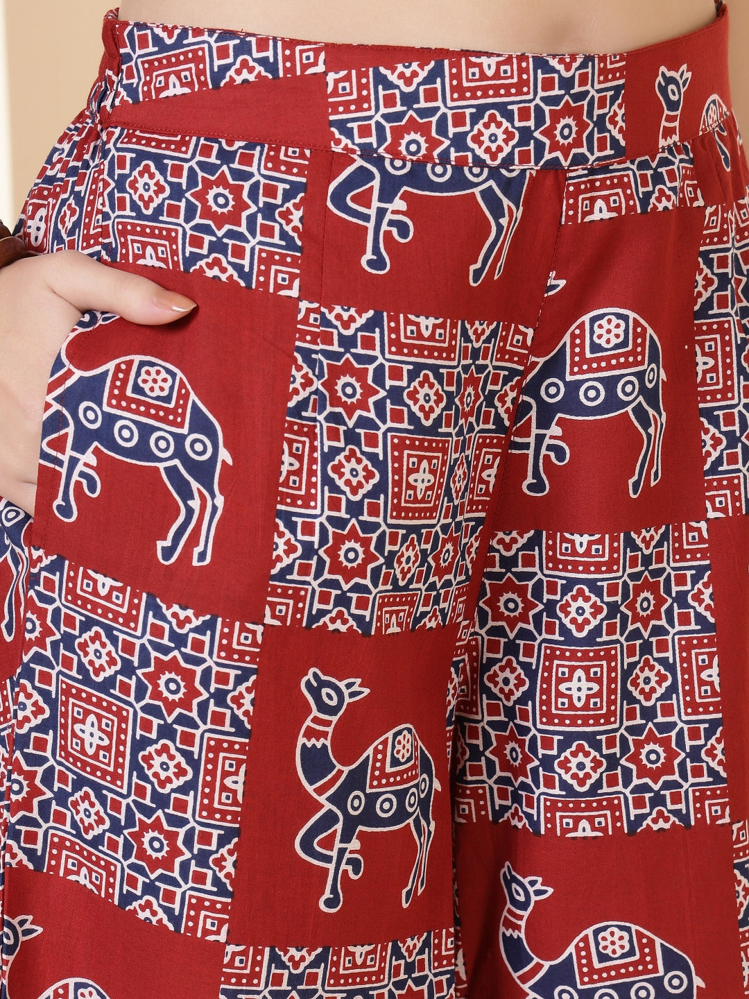 Straight Pure Cotton Printed Kurta Set