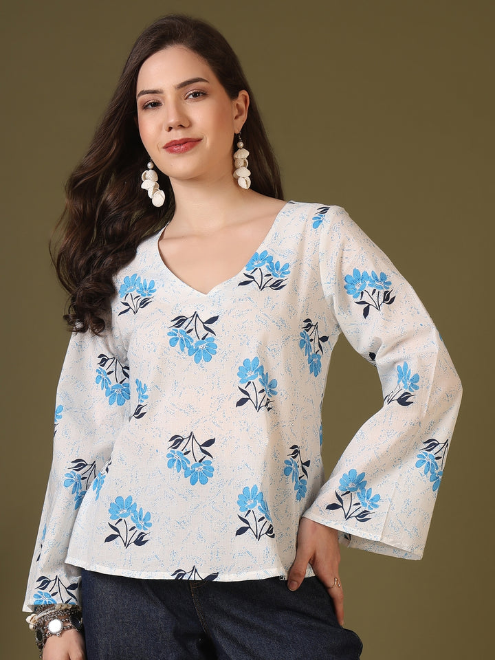 Cotton Printed Top