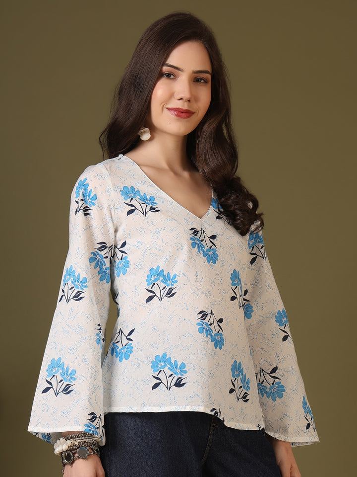 Cotton Printed Top