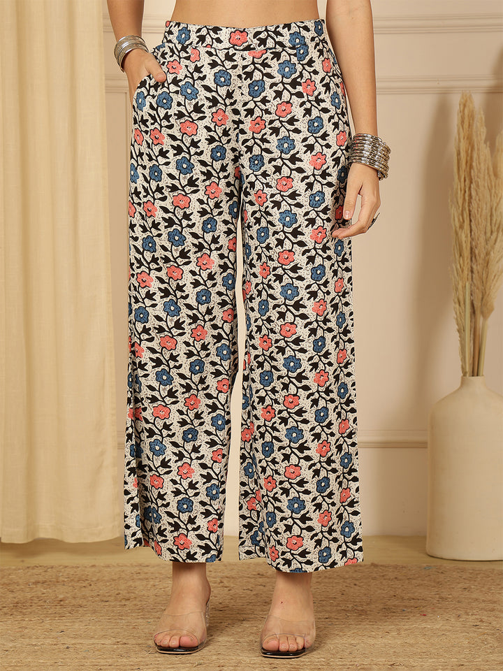 Pure Cotton Printed Straight Kurta Set