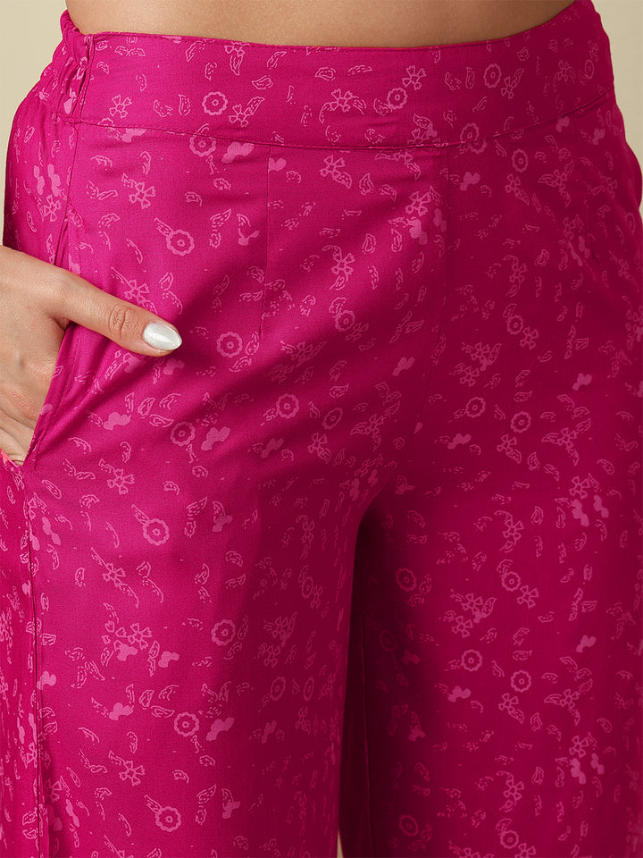 Pure Cotton Printed Straight Kurta Set