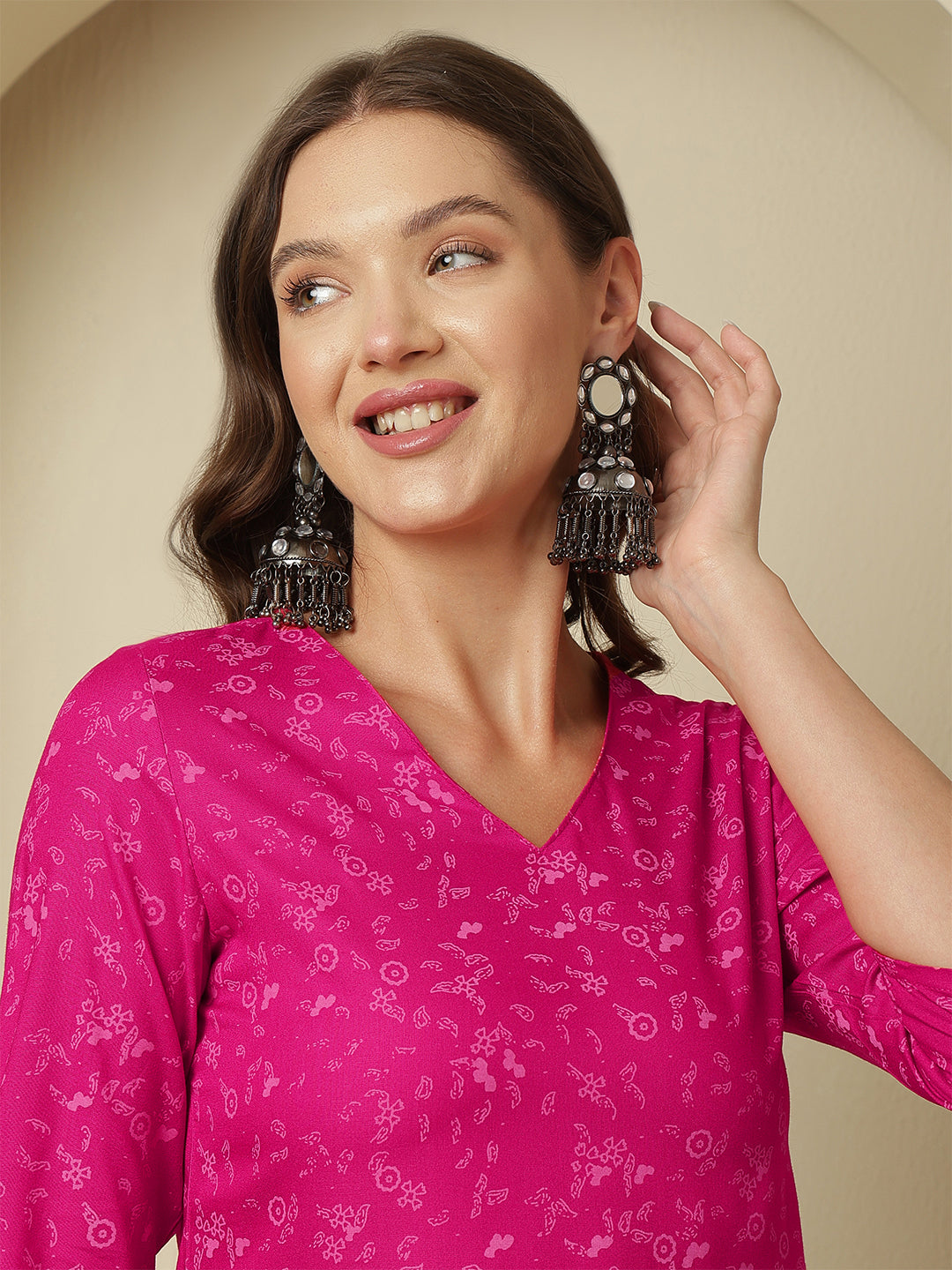 Pure Cotton Printed Straight Kurta Set