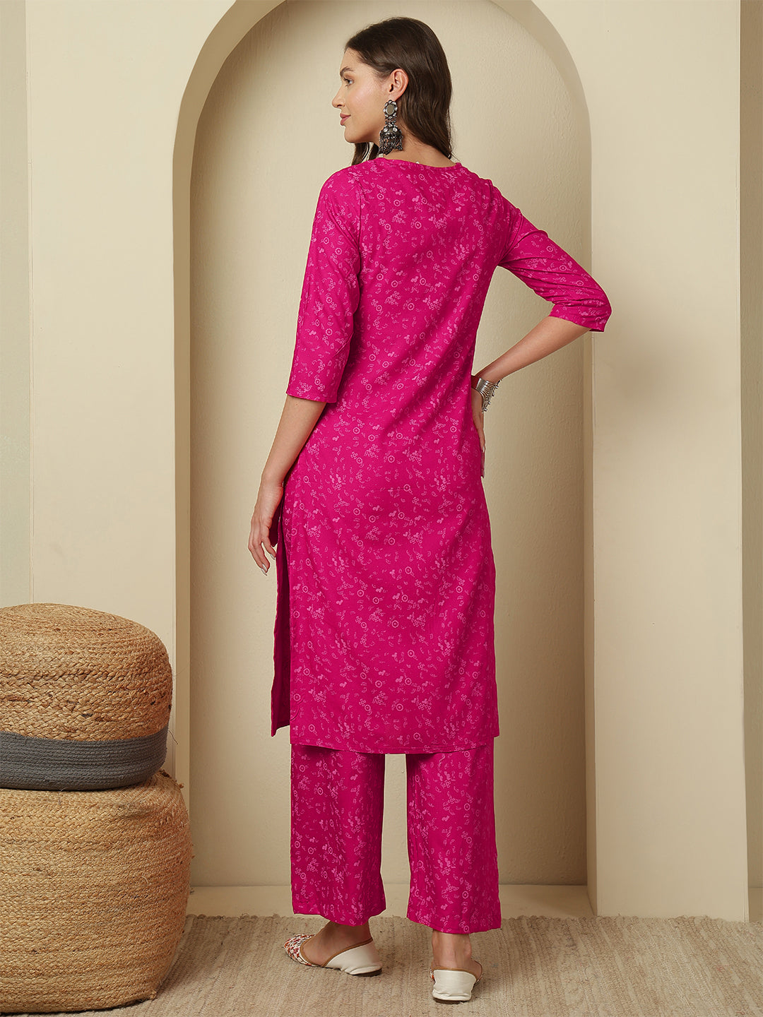 Pure Cotton Printed Straight Kurta Set