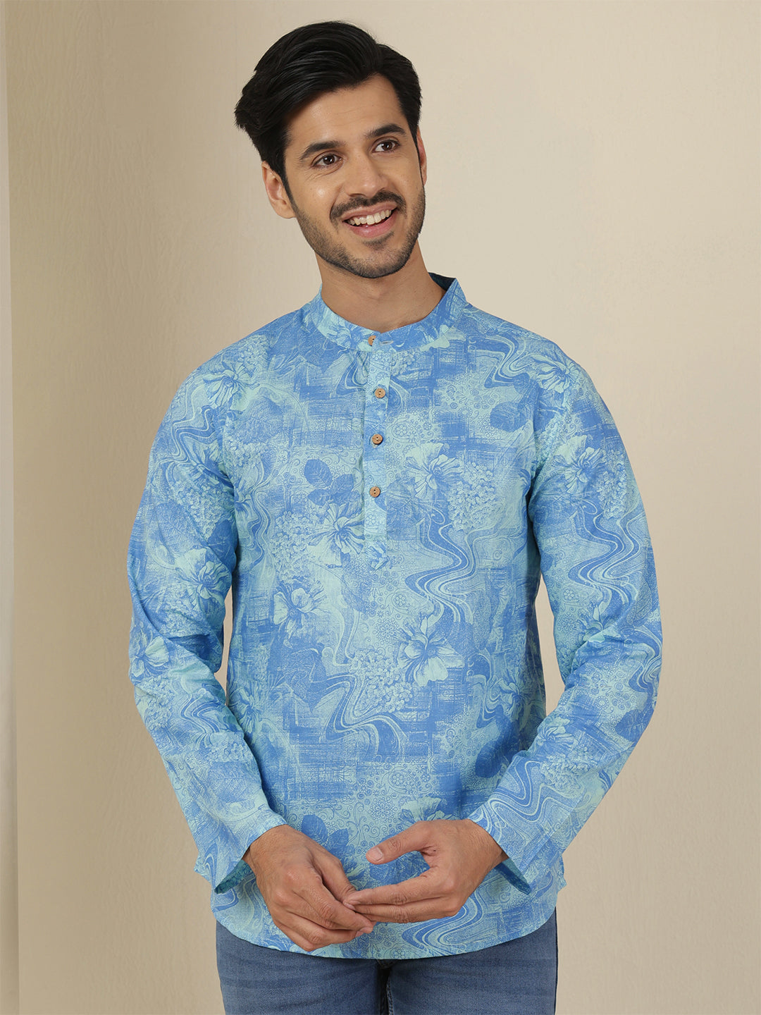 Straight Printed Cotton Kurtas