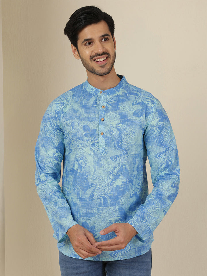 Straight Printed Cotton Kurtas