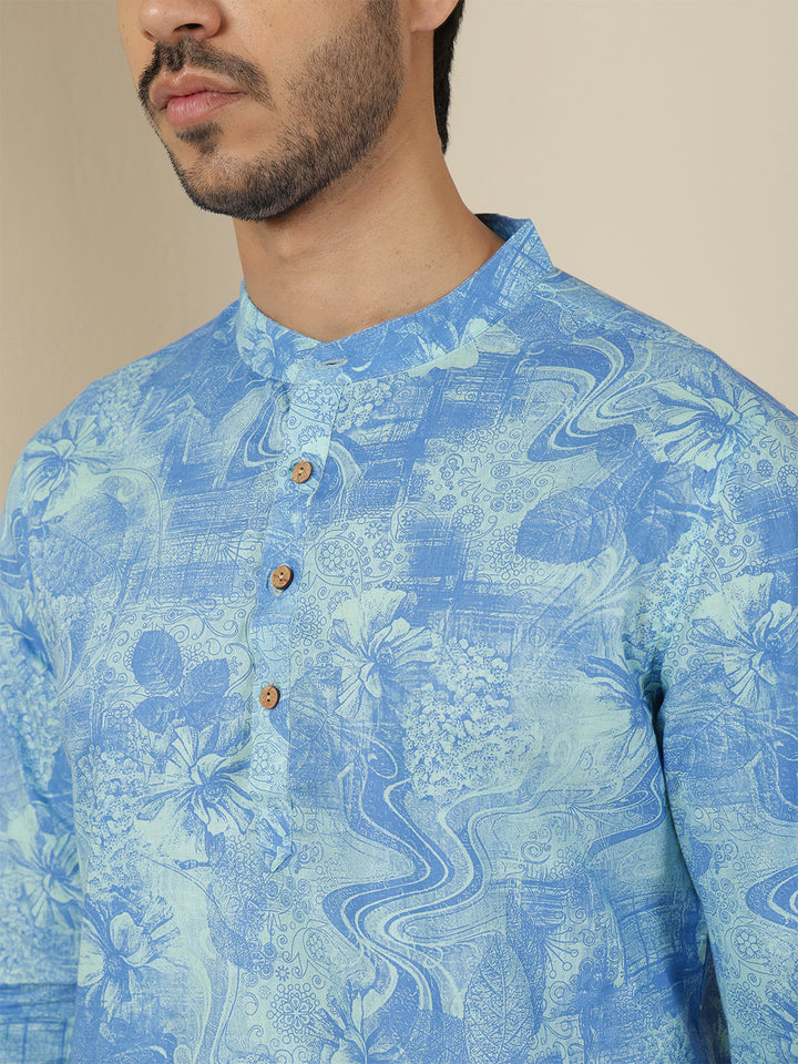 Straight Printed Cotton Kurtas