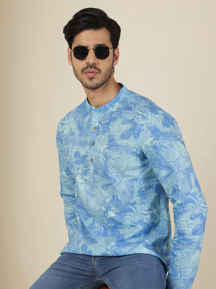 Straight Printed Cotton Kurtas