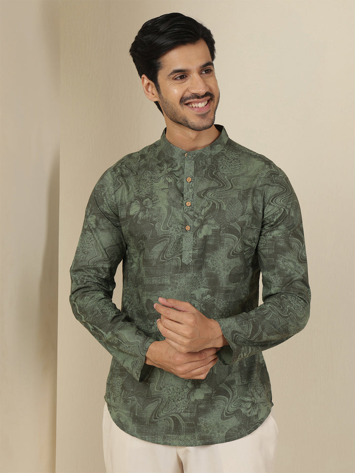 Straight Printed Cotton Kurtas