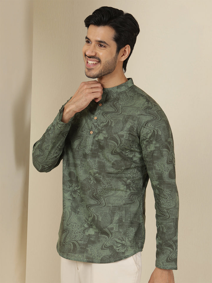 Straight Printed Cotton Kurtas