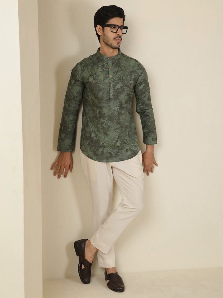 Straight Printed Cotton Kurtas
