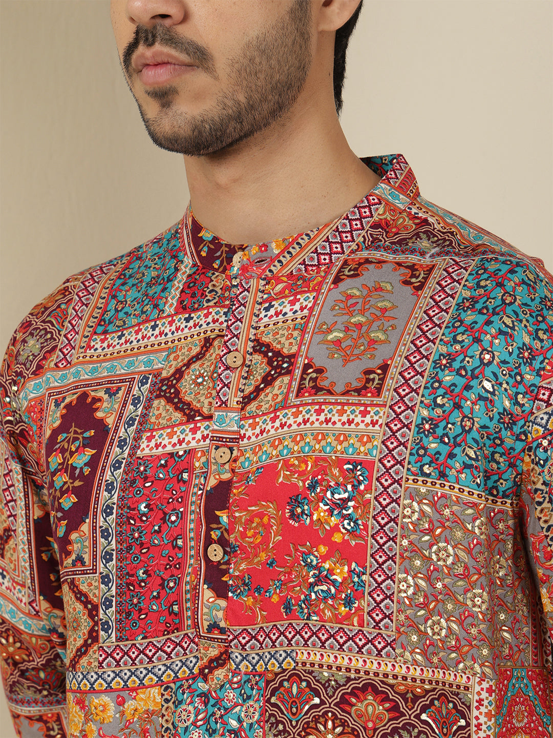 Straight Printed Viscose Rayon Kurtas