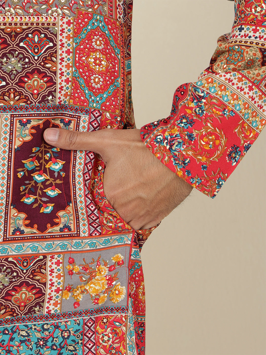 Straight Printed Viscose Rayon Kurtas