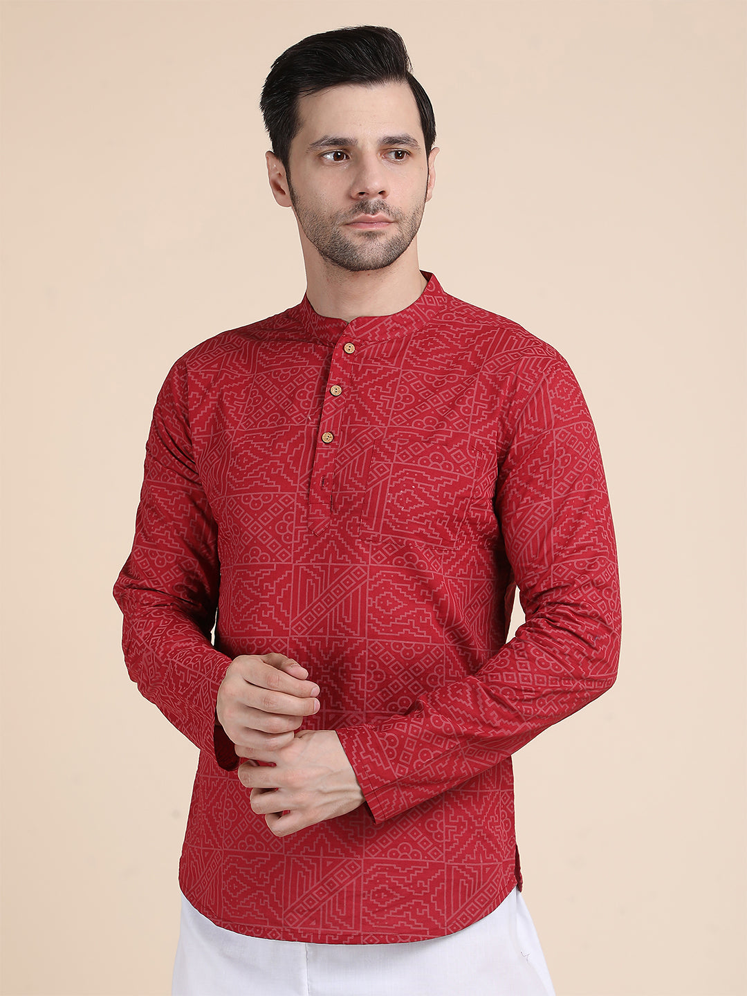 Straight Printed Cotton Kurtas