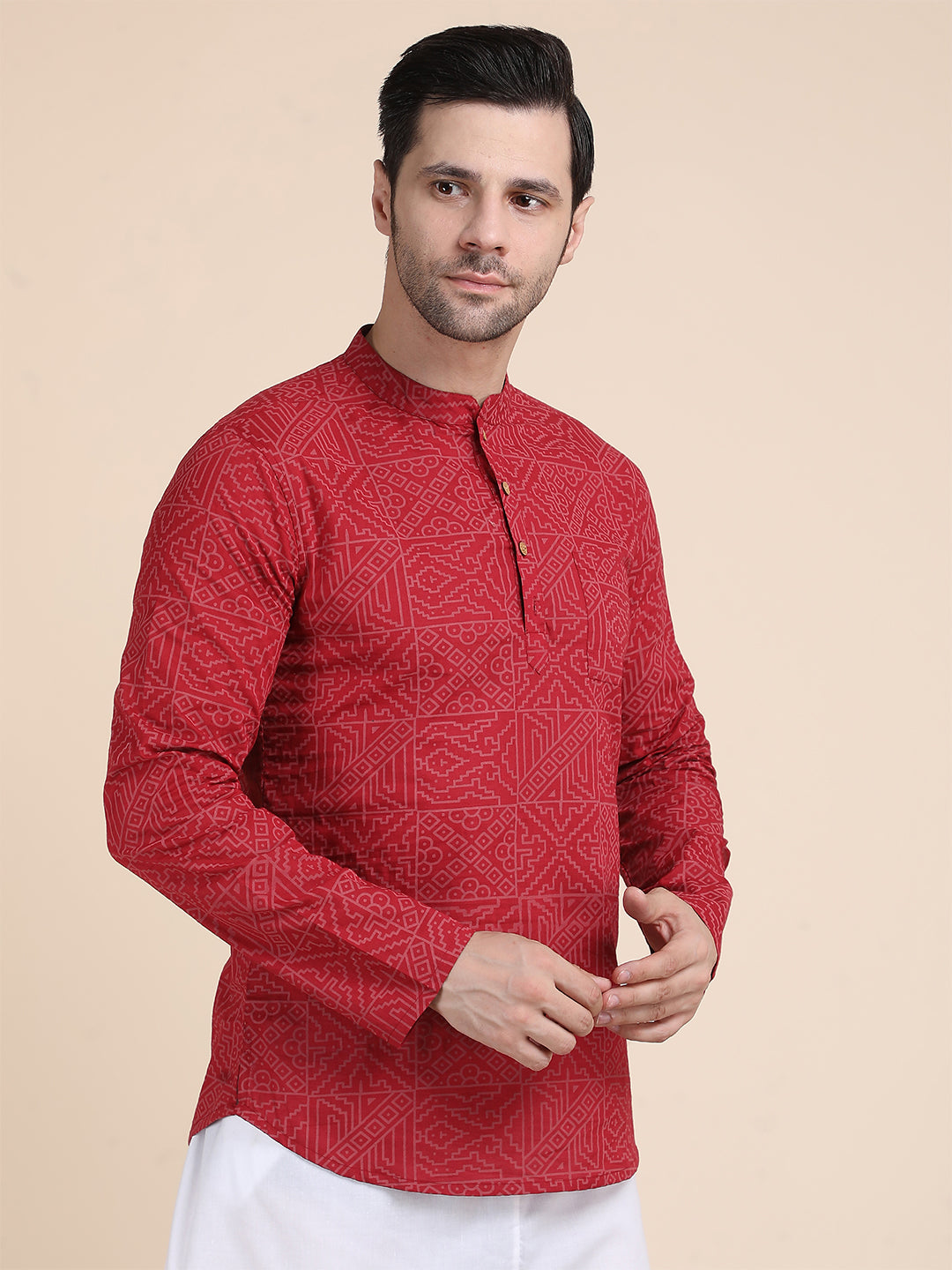 Straight Printed Cotton Kurtas